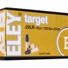 Eley Target Ammunition 22 Long Rifle 40 Grain Lead Round Nose